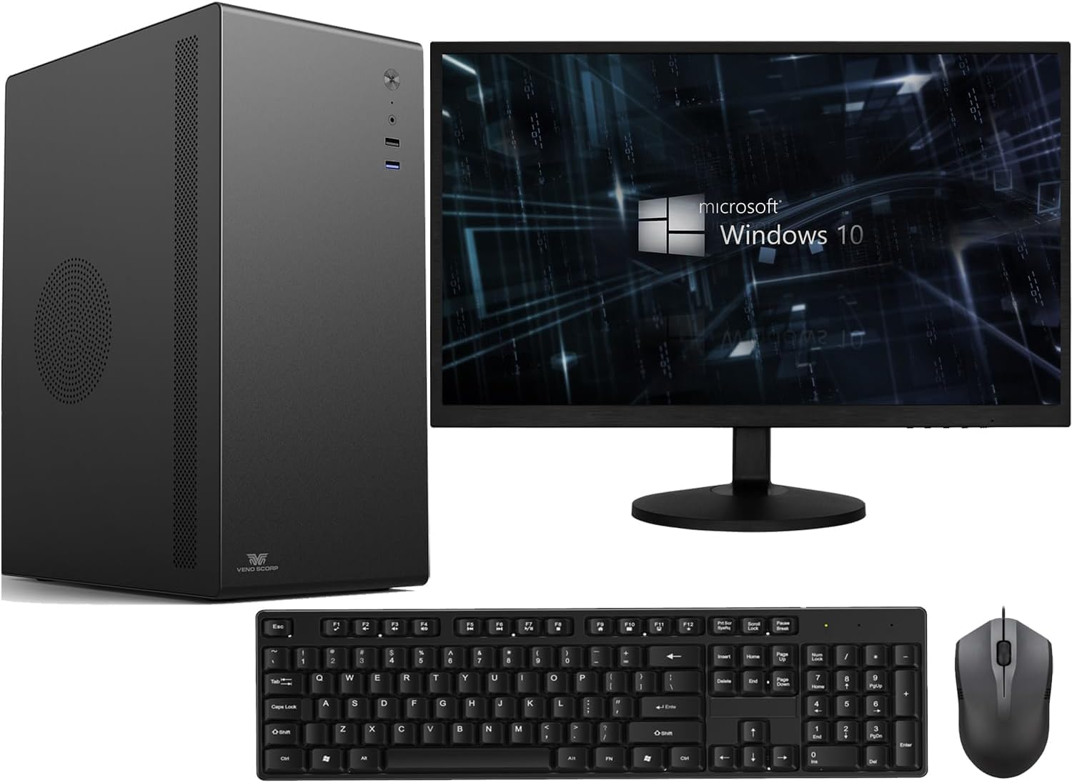 Veno Scorp Optiplex Intel i7 - 2600 Quad Core 16GB RAM 512GB M.2 SSD WiFi Windows 10 Desktop PC 21.5 - inch V100 Computer Bundle - Amazing Gadgets Outlet