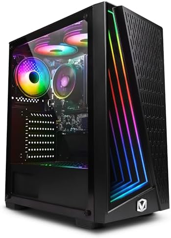 Vibox I - 40 Gaming PC - 21.5" Monitor Bundle - Quad Core AMD Ryzen 3200G Processor - Radeon Vega 8 Graphics - 16GB RAM - 1TB SSD - Windows 11 - WiFi - Amazing Gadgets Outlet