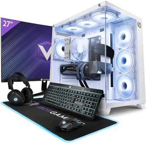 Vibox VII - 104 Gaming PC - Intel i7 14700F Processor 5.4GHz - Nvidia RTX 4060 Ti 8GB Graphics Card - 16GB RAM - 1TB NVMe SSD - 700W PSU - Windows 11 - WiFi - Amazing Gadgets Outlet