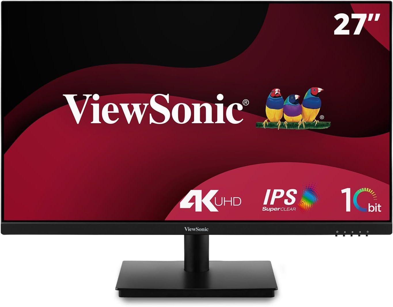 ViewSonic VA2762 - 4K 27" IPS Monitor 4K, HDMI x2, DisplayPort, Anti - glare, VESA compatible, 10 - bit, HDR10, Ergonomic, Eye ProTech - Amazing Gadgets Outlet