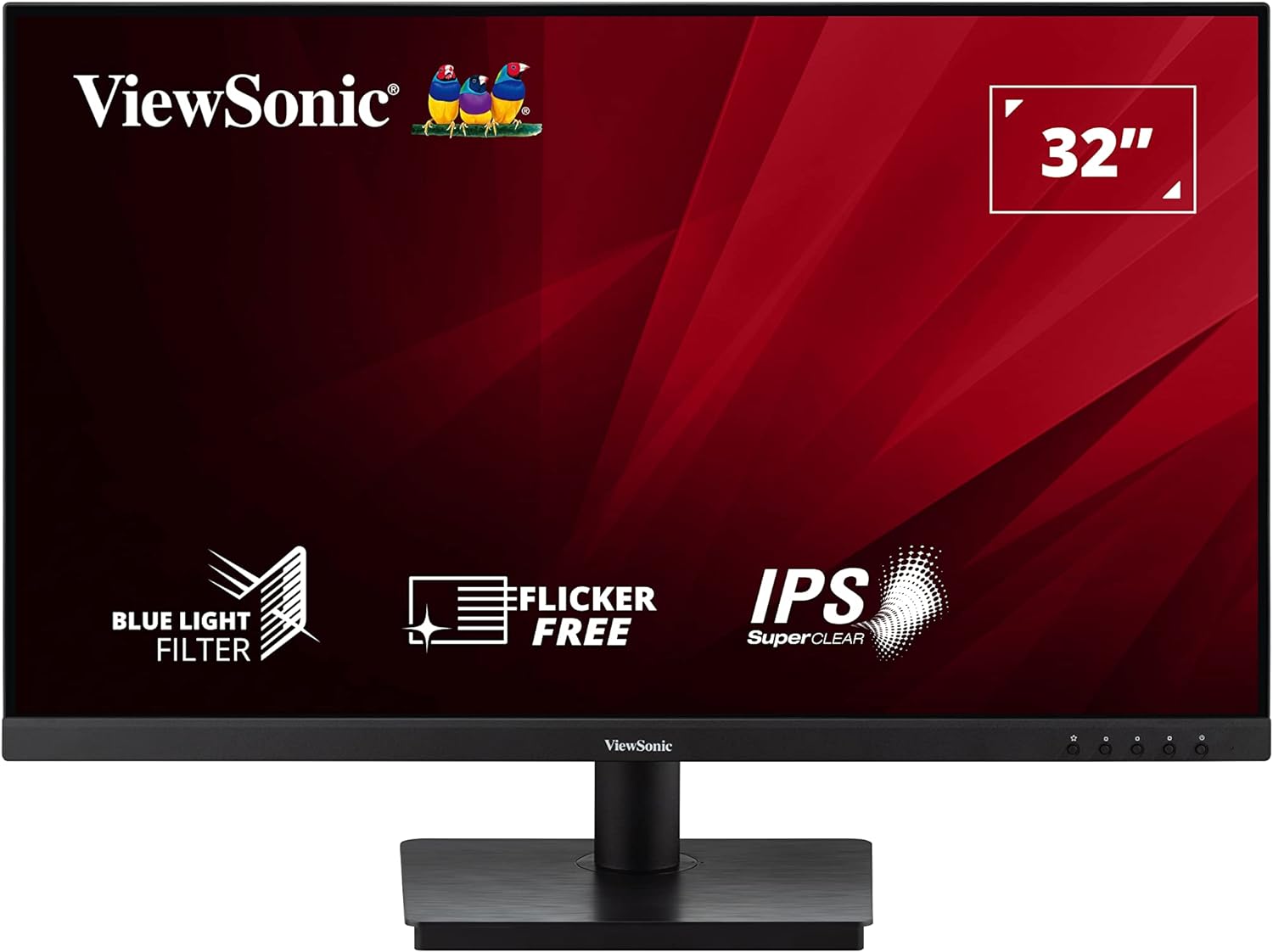 ViewSonic VA3209 - MH 32 - inch 1080p FHD IPS Monitor, 75Hz VRR, with HDMI, DisplayPort, Integrated Speakers - Amazing Gadgets Outlet