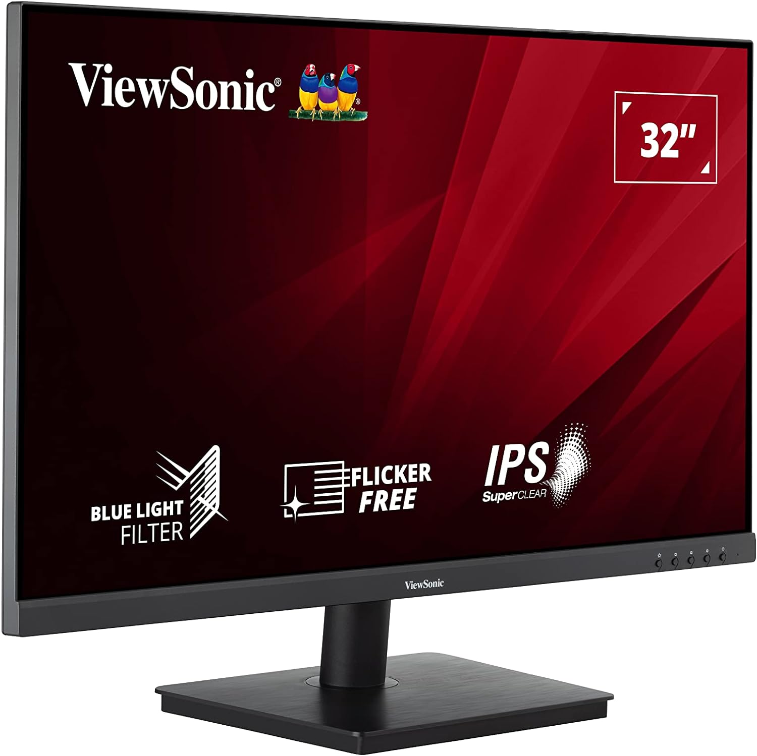 ViewSonic VA3209 - MH 32 - inch 1080p FHD IPS Monitor, 75Hz VRR, with HDMI, DisplayPort, Integrated Speakers - Amazing Gadgets Outlet