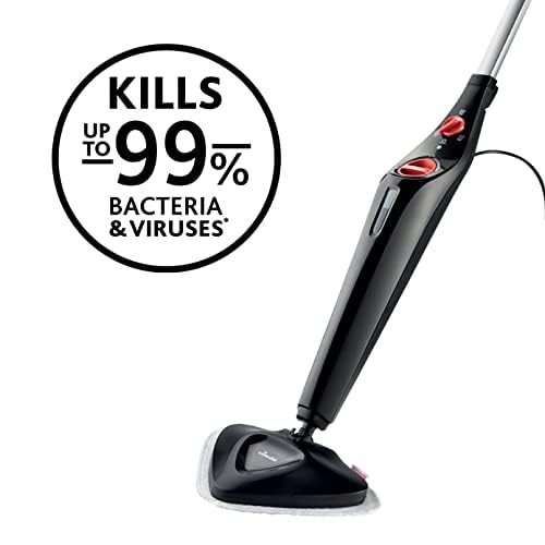 Vileda Steam Mop Steam PLUS, Black Steam Cleaner for all floors, Kills and Removes Viruses, Germs and Bacteria up to 99.9%, 3 Steam Settings, 400ml Water Tank, Heats in 15 seconds, Reaches in Corners   Import  Single ASIN  Import  Multiple ASIN × - Amazing Gadgets Outlet