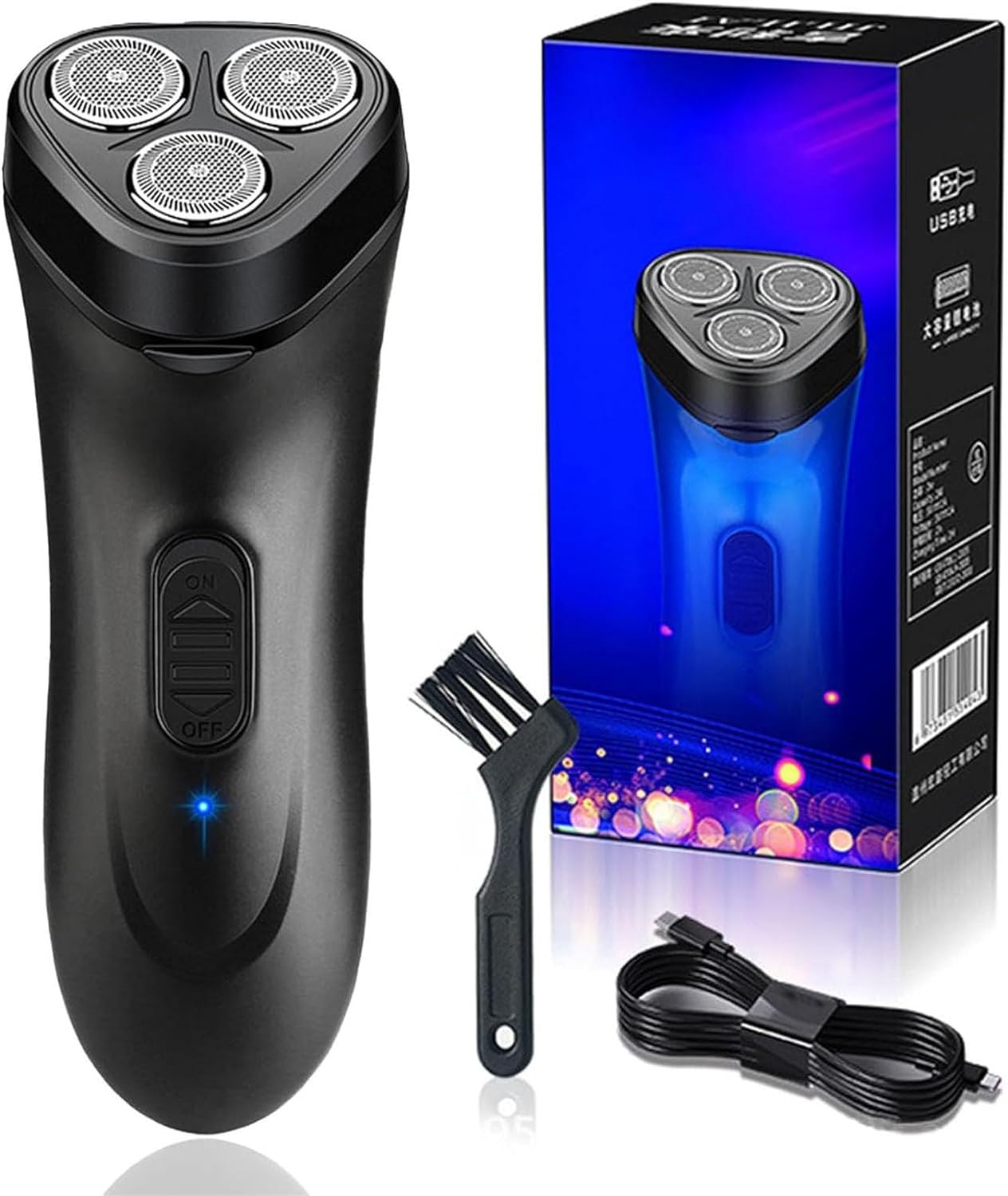 Vipomkowa Men's Electric Shaver - USB Cordless Rechargeable Wet & Dry Shaver - Mini Pocket Portable Electric Shave, Mini Electric Shaver Hair Removal Tool Practical Gifts for Men Women - Amazing Gadgets Outlet