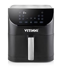 Vitinni Health Grill and Panini Press, 12 Pre - set Functions, Sandwich Toaster and Waffle Maker, Electric Grill Suitable for Indoors, Grill and Griddle, Dual Control, Included Temperature Probe - Amazing Gadgets Outlet