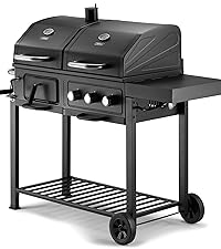 VonHaus Charcoal BBQ – Portable Barrel Barbecue with Warming Rack, Temperature Gauge, Wheels, Large Cooking Grill, Air Vents – 2 in 1 Barbeque and Smoker – Grill Meat, Fish & Vegetables   Import  Single ASIN  Import  Multiple ASIN ×Product custom - Amazing Gadgets Outlet