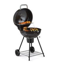 VonHaus Dual Fuel BBQ – 2 in 1 Charcoal & Gas Barbecue with Warming Rack, Fold Down Shelf, Temperature Gauges, Wheels, Large Cooking Grills & More – Barbeque and Smoker – Grill Meat, Fish & Vegetables - Amazing Gadgets Outlet