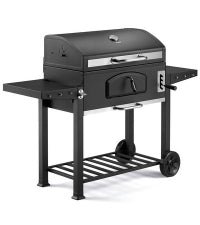 VonHaus Dual Fuel BBQ – 2 in 1 Charcoal & Gas Barbecue with Warming Rack, Fold Down Shelf, Temperature Gauges, Wheels, Large Cooking Grills & More – Barbeque and Smoker – Grill Meat, Fish & Vegetables - Amazing Gadgets Outlet