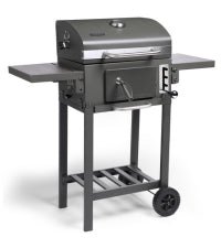 VonHaus Dual Fuel BBQ – 2 in 1 Charcoal & Gas Barbecue with Warming Rack, Fold Down Shelf, Temperature Gauges, Wheels, Large Cooking Grills & More – Barbeque and Smoker – Grill Meat, Fish & Vegetables - Amazing Gadgets Outlet