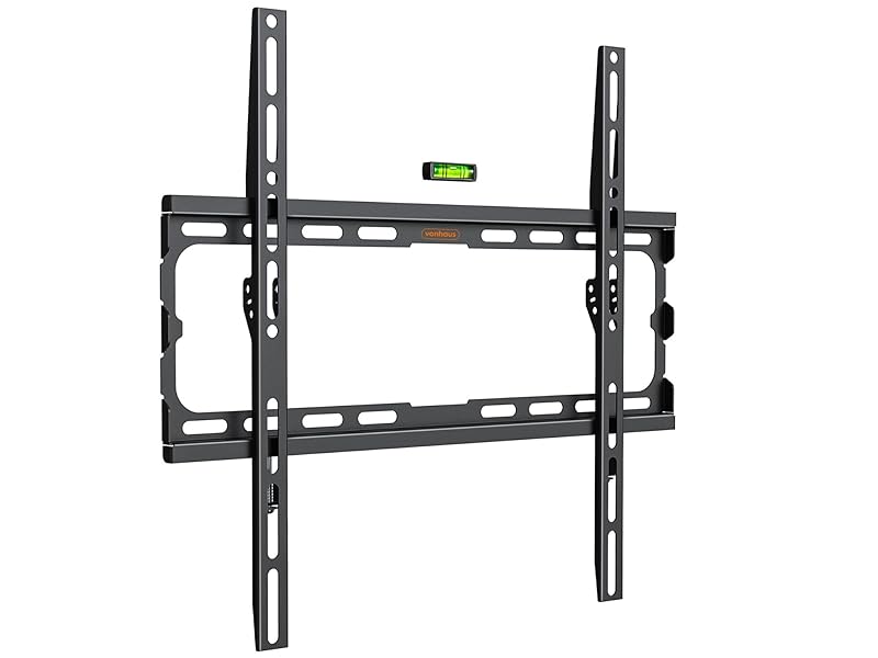 VonHaus TV Wall Bracket for 32 - 70" Screens, Ultra - Slim TV Bracket with Spirit Level, Flat to Wall Mount, 45kg Capacity, Max VESA: 400x400mm - Amazing Gadgets Outlet