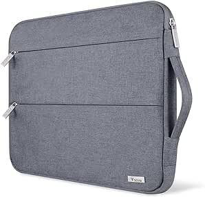 Voova Laptop Case Sleeve 15.6 16 Inch with Handle, Waterproof Slim Computer Cover Bag Compatible with MacBook Pro 16 M1/M2 2021 - 2023, Lenovo Yoga 7i 16, 15.6” Hp ASUS Acer Laptop,Grey - Amazing Gadgets Outlet