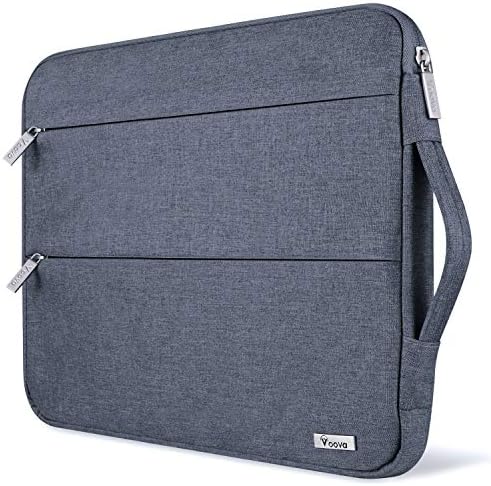 Voova Laptop Case Sleeve 15.6 16 Inch with Handle, Waterproof Slim Computer Cover Bag Compatible with MacBook Pro 16 M1/M2 2021 - 2023, Lenovo Yoga 7i 16, 15.6” Hp ASUS Acer Laptop,Grey - Amazing Gadgets Outlet