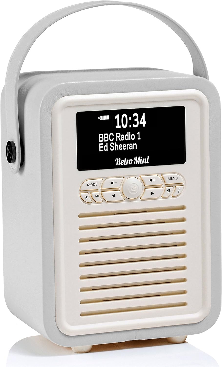 VQ Retro Mini DAB Radio with Bluetooth, Radio Alarm Clock with FM supportability. Mains and Battery Powered Portable DAB/DAB+ Digital Radio - Amazing Gadgets Outlet