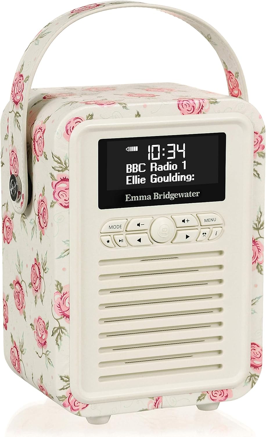 VQ Retro Mini DAB Radio with Bluetooth, Radio Alarm Clock with FM supportability. Mains and Battery Powered Portable DAB/DAB+ Digital Radio - Amazing Gadgets Outlet