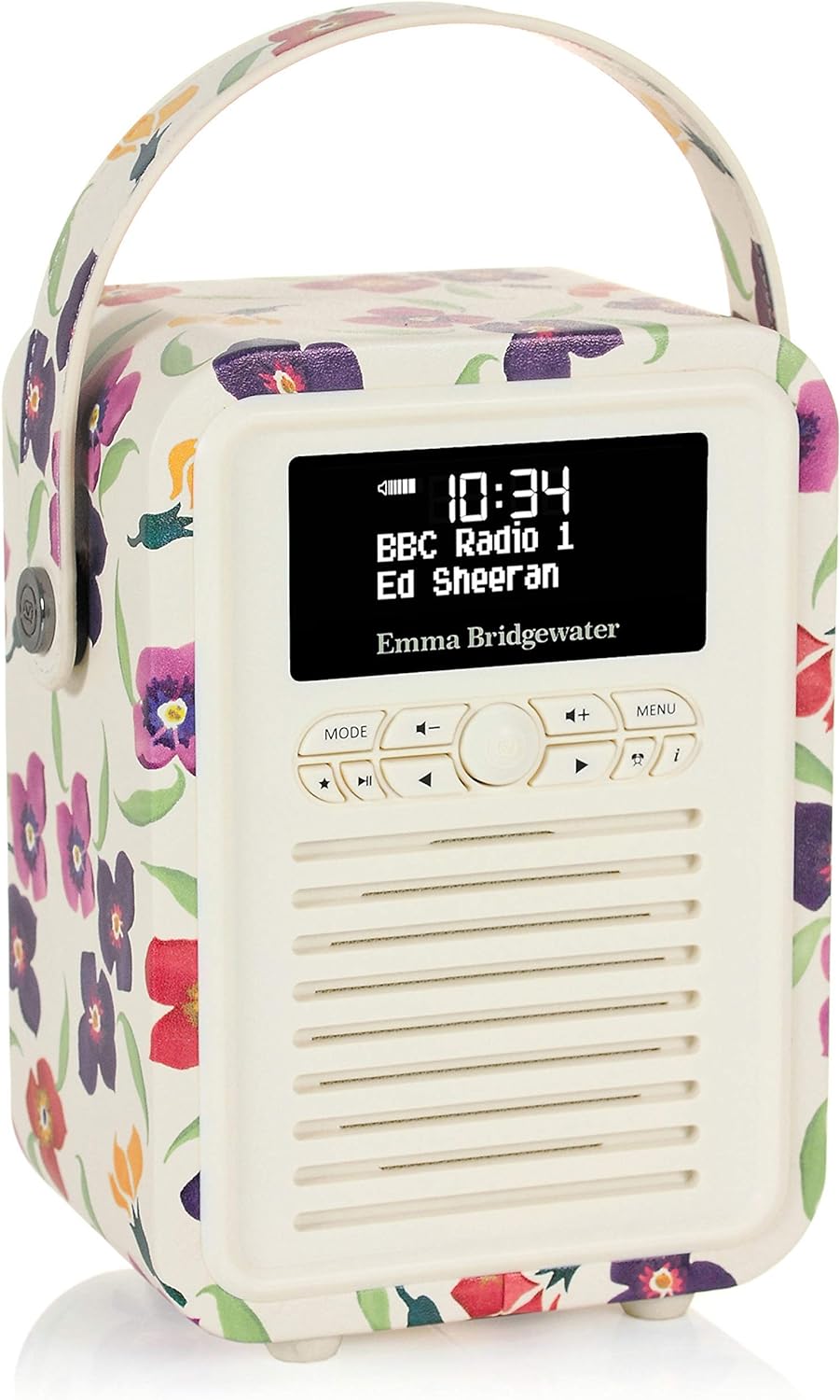 VQ Retro Mini DAB Radio with Bluetooth, Radio Alarm Clock with FM supportability. Mains and Battery Powered Portable DAB/DAB+ Digital Radio - Amazing Gadgets Outlet