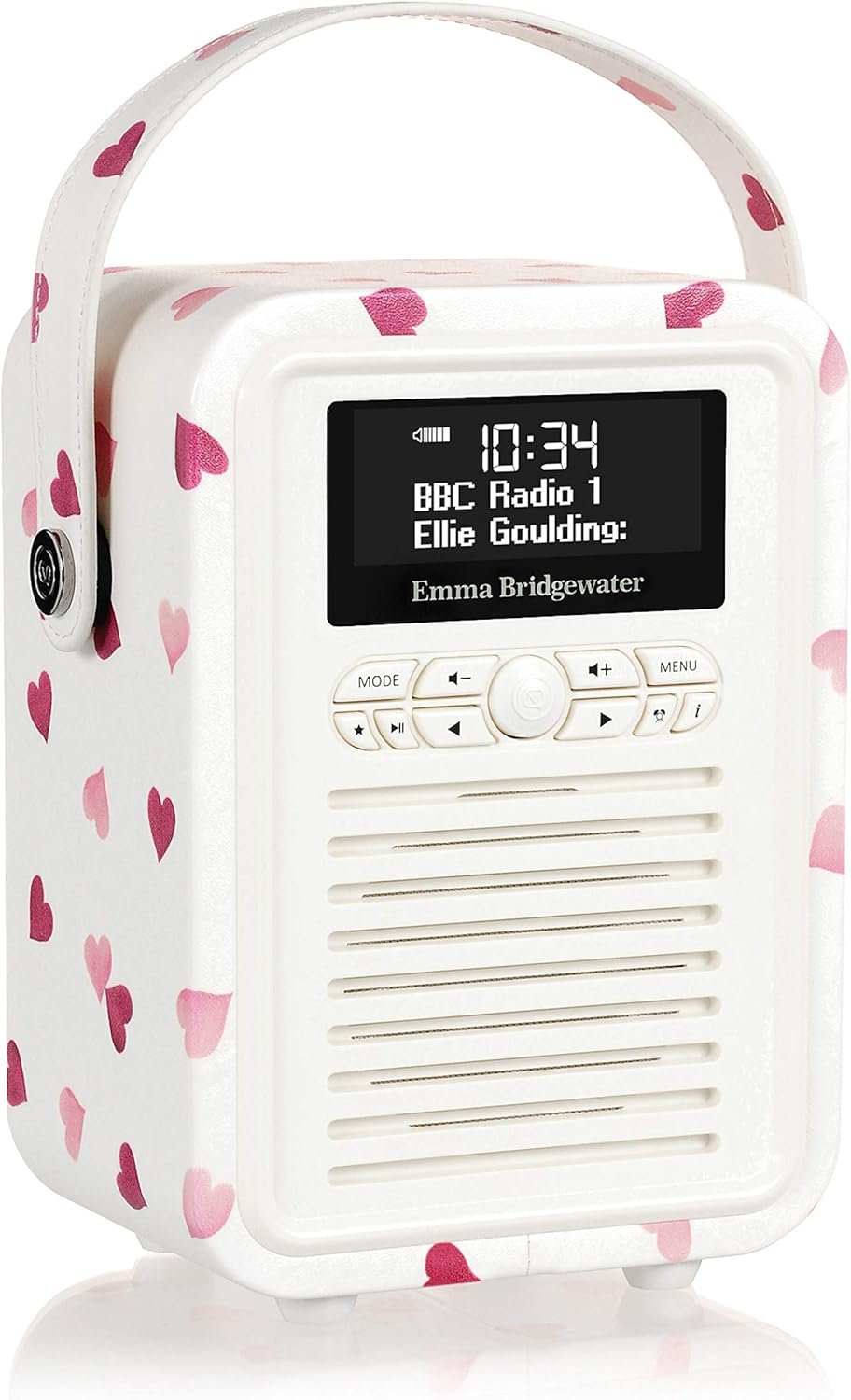 VQ Retro Mini DAB Radio with Bluetooth, Radio Alarm Clock with FM supportability. Mains and Battery Powered Portable DAB/DAB+ Digital Radio - Amazing Gadgets Outlet