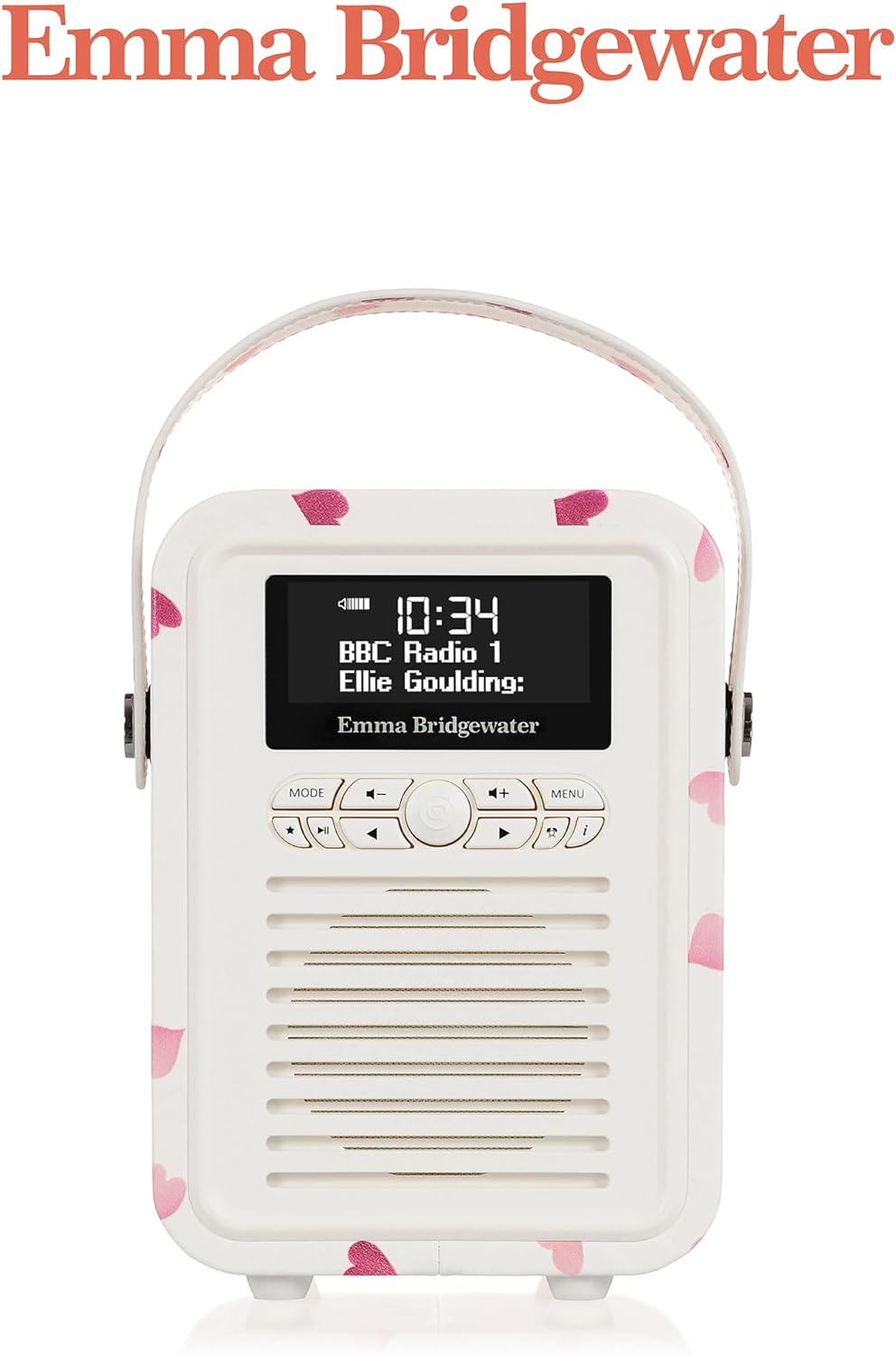 VQ Retro Mini DAB Radio with Bluetooth, Radio Alarm Clock with FM supportability. Mains and Battery Powered Portable DAB/DAB+ Digital Radio - Amazing Gadgets Outlet