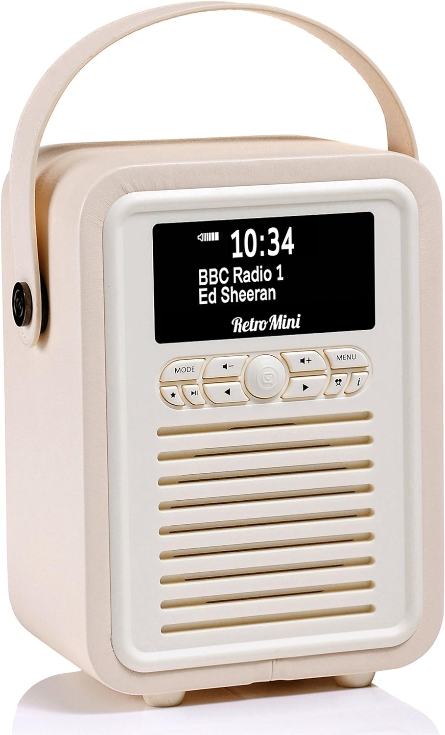 VQ Retro Mini DAB Radio with Bluetooth, Radio Alarm Clock with FM supportability. Mains and Battery Powered Portable DAB/DAB+ Digital Radio - Amazing Gadgets Outlet