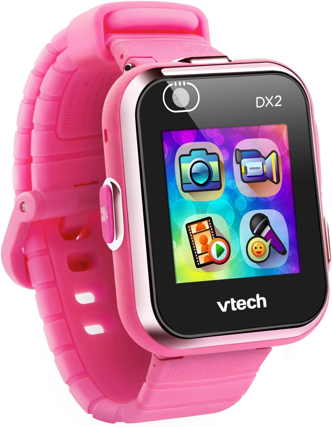 VTech Kidizoom Smart Watch DX2, Pink Watch for Kids with Games, Camera for Photos & Videos, Colour Screen, Photo Effects & More, for Infants aged 4, 5, 6, 7 + years, English Version - Amazing Gadgets Outlet