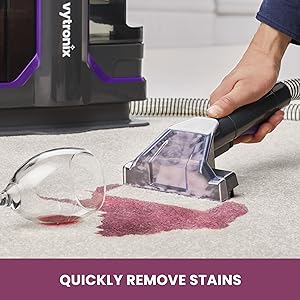 Vytronix SWASH450P Spot Cleaner | Spot & Stain Remover | Clean Up Spills & Pet Messes from Carpets, Stairs, Upholstery & Car Seats | Self Cleaning Function, 450W, 1L Capacity Twin Tank Spot Washer   Import  Single ASIN  Import  Multiple ASIN ×Pro - Amazing Gadgets Outlet