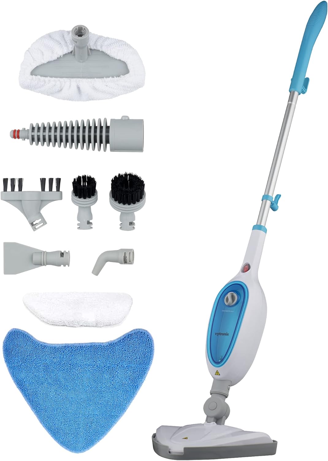 Vytronix USM13 10 - in - 1 Multifunction Upright Steam Cleaner Mop | Kills 99.9% of Bacteria | Steamer For Cleaning Hard Floors, Carpets, Bathroom, Kitchen, Windows, Garments & Upholstery | 6m Power Cord   Import  Single ASIN  Import  Multiple ASIN × - Amazing Gadgets Outlet