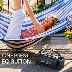 W - KING Bluetooth Speaker, 30W Portable Wireless Loud Speakers, IPX6 Waterproof Outdoor Speaker with Punchy Bass, 24H Play, EQ, AUX, TF Card, USB Playback - Powerful Speaker for Home, Party, Camping - Amazing Gadgets Outlet