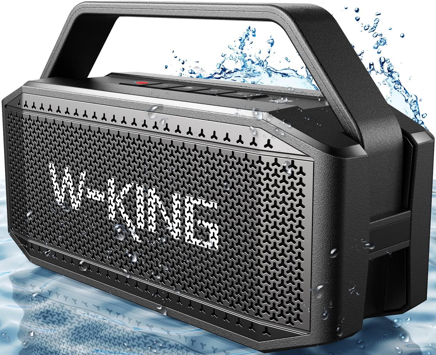 W - KING Portable Bluetooth Speaker, (100W Peak)60W RMS Loud Waterproof Bluetooth Speaker Wireless, Deep Bass/Stereo Pairing/40H/Power Bank/TF/AUX/EQ/NFC, Large Outdoor Speaker Boom box for Party, Home - Amazing Gadgets Outlet