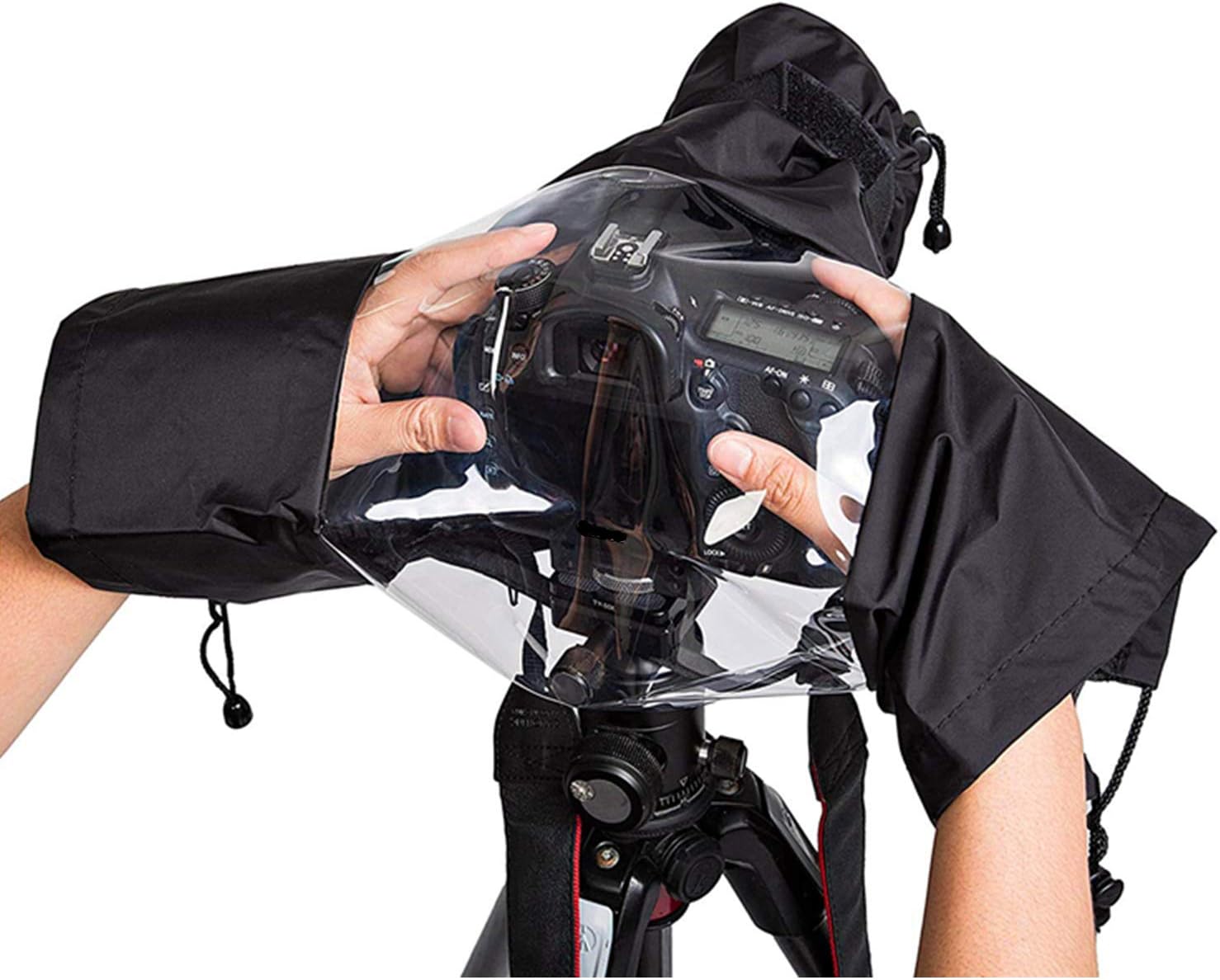 WANBY Waterproof Camera Rain Cover Professional Soft Black Camera Rain Covers for All DSLR SLR Cameras - Amazing Gadgets Outlet