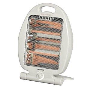 Warmlite WL42006 Folding Quartz Heater, 2 Heat Settings, Carry Handle, 400 - 800 W, White - Amazing Gadgets Outlet