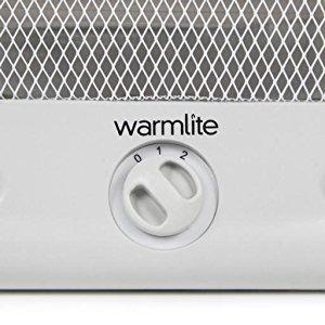 Warmlite WL42006 Folding Quartz Heater, 2 Heat Settings, Carry Handle, 400 - 800 W, White - Amazing Gadgets Outlet