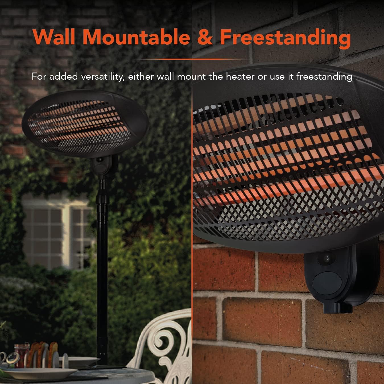 Warmlite WL42009 Quartz Portable Patio Heater with 3 Heat Settings, 5000 Hour Lamp Life, 2000W, Black   Import  Single ASIN  Import  Multiple ASIN ×Product customization General Description Gallery Reviews Variations Additional detai - Amazing Gadgets Outlet