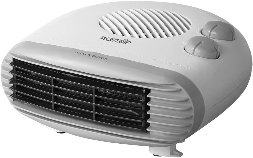 Warmlite WL44002 Thermo Fan Heater with 2 Heat Settings and Overheat Protection, 2000W, White - Amazing Gadgets Outlet