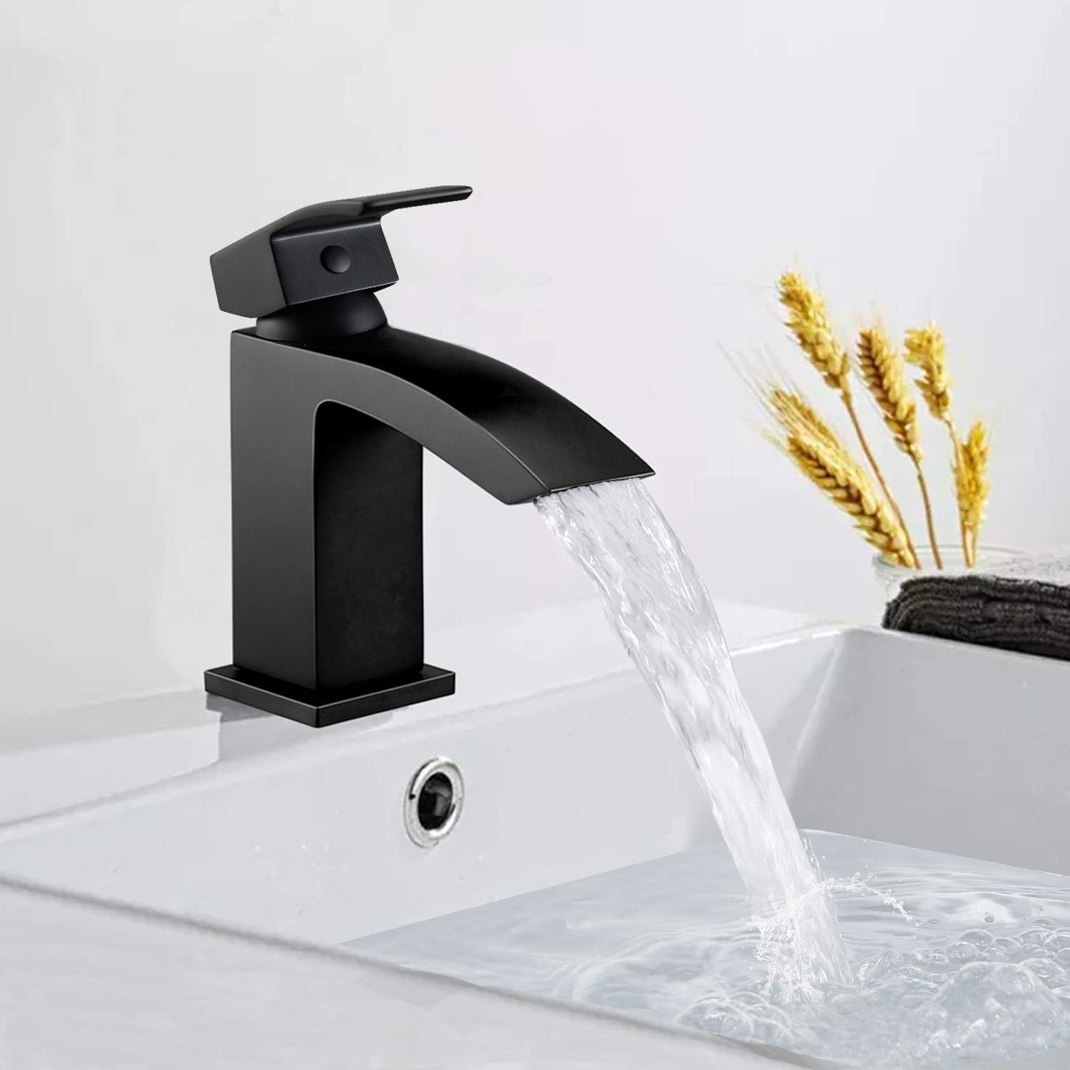 Wasserrhythm Basin Taps with Pop up Waste Black Waterfall Square Bathoom Sink Tap Mixers Brass   Import  Single ASIN  Import  Multiple ASIN ×Product customization General Description Gallery Reviews Variations Additional details Prod - Amazing Gadgets Outlet