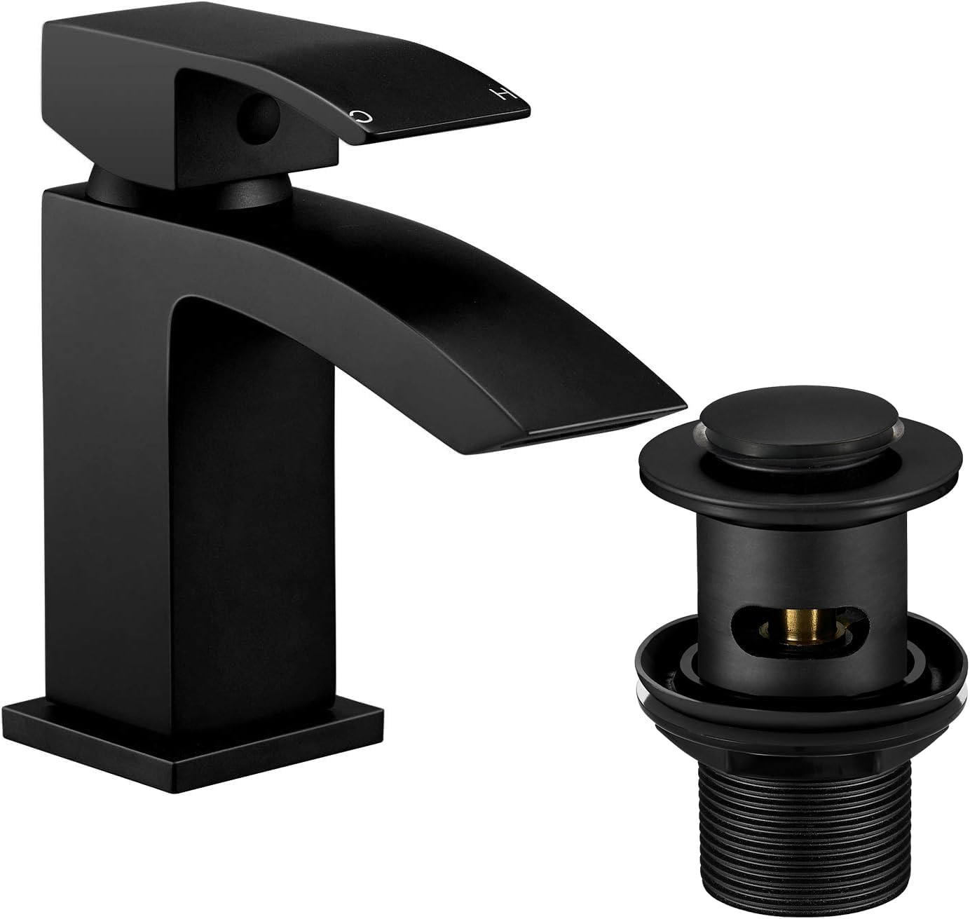 Wasserrhythm Basin Taps with Pop up Waste Black Waterfall Square Bathoom Sink Tap Mixers Brass   Import  Single ASIN  Import  Multiple ASIN ×Product customization General Description Gallery Reviews Variations Additional details Prod - Amazing Gadgets Outlet