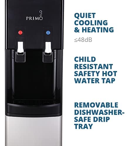 Water Cooler - Bottle - Fed Deluxe Hot and Cold Water Dispenser. Easy to set up, mains plug socket required. Ideal for home and small business use - Amazing Gadgets Outlet