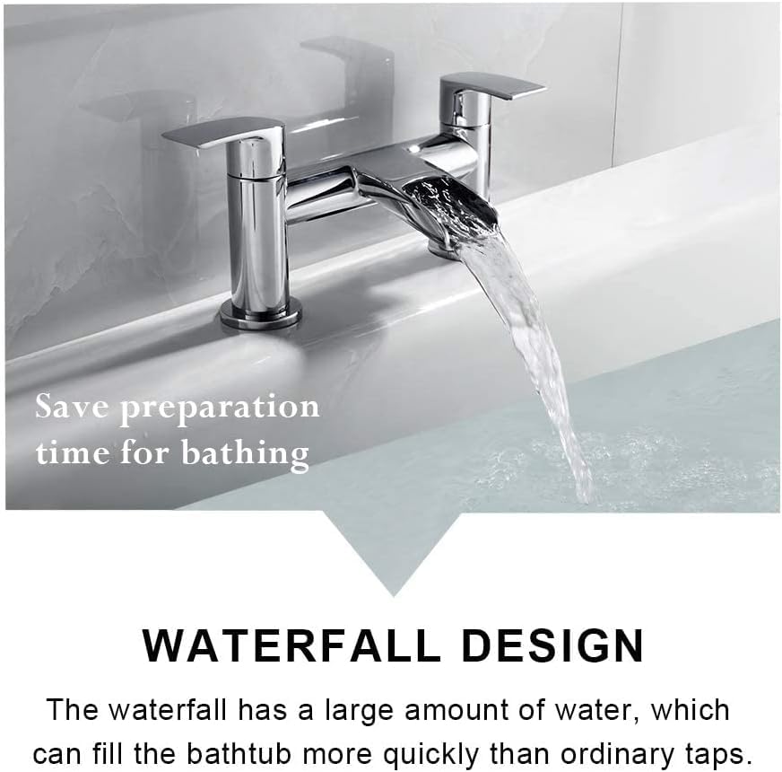 [Waterfall Bath Tap] Hapilife Modern Bathroom Tub Monobloc Bath Filler Mixer Chrome Double Lever   Import  Single ASIN  Import  Multiple ASIN ×Product customization General Description Gallery Reviews Variations Additional details Pr - Amazing Gadgets Outlet