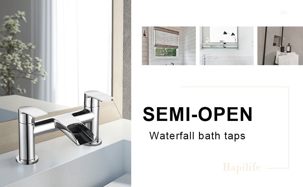 [Waterfall Bath Tap] Hapilife Modern Bathroom Tub Monobloc Bath Filler Mixer Chrome Double Lever   Import  Single ASIN  Import  Multiple ASIN ×Product customization General Description Gallery Reviews Variations Additional details Pr - Amazing Gadgets Outlet