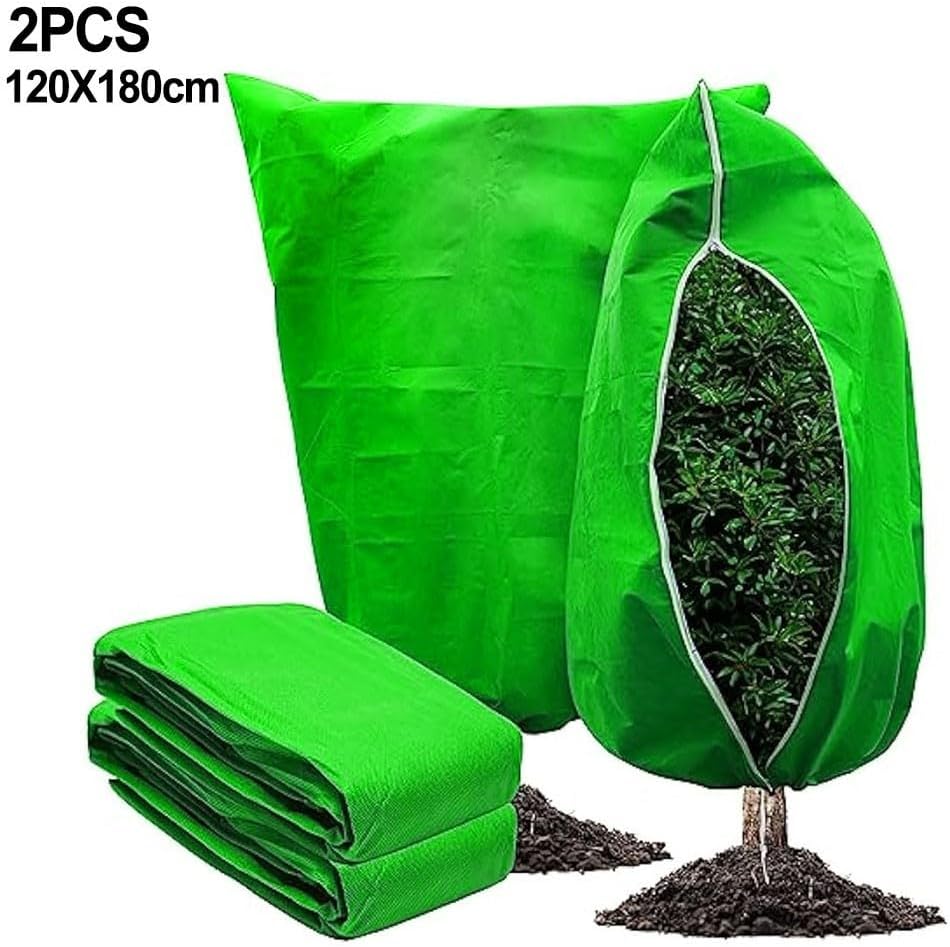 Waterproof Plant Protector, Set of 2 Antifreeze Blankets for Reliable Plant Care (120x180cm) - Amazing Gadgets Outlet