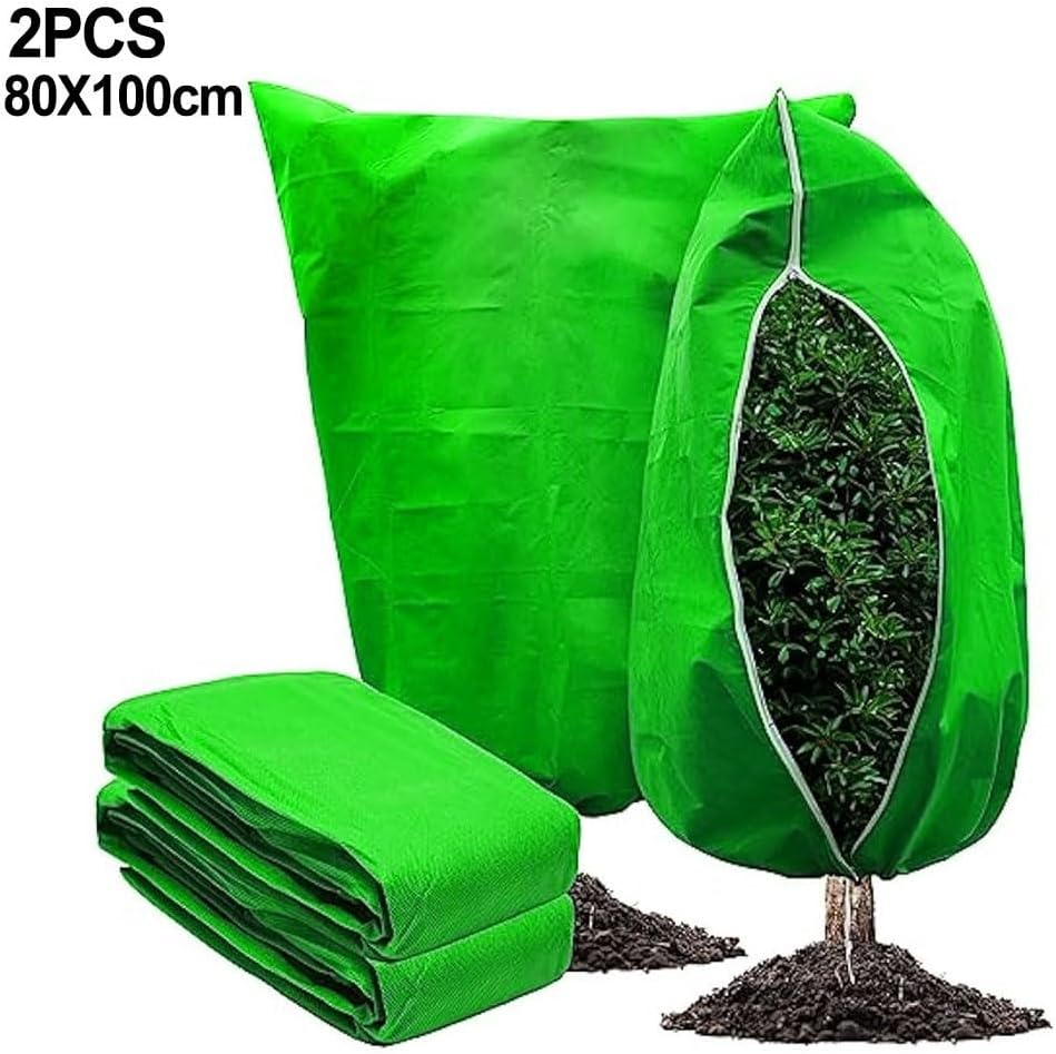 Waterproof Plant Protector, Set of 2 Antifreeze Blankets for Reliable Plant Care (120x180cm) - Amazing Gadgets Outlet