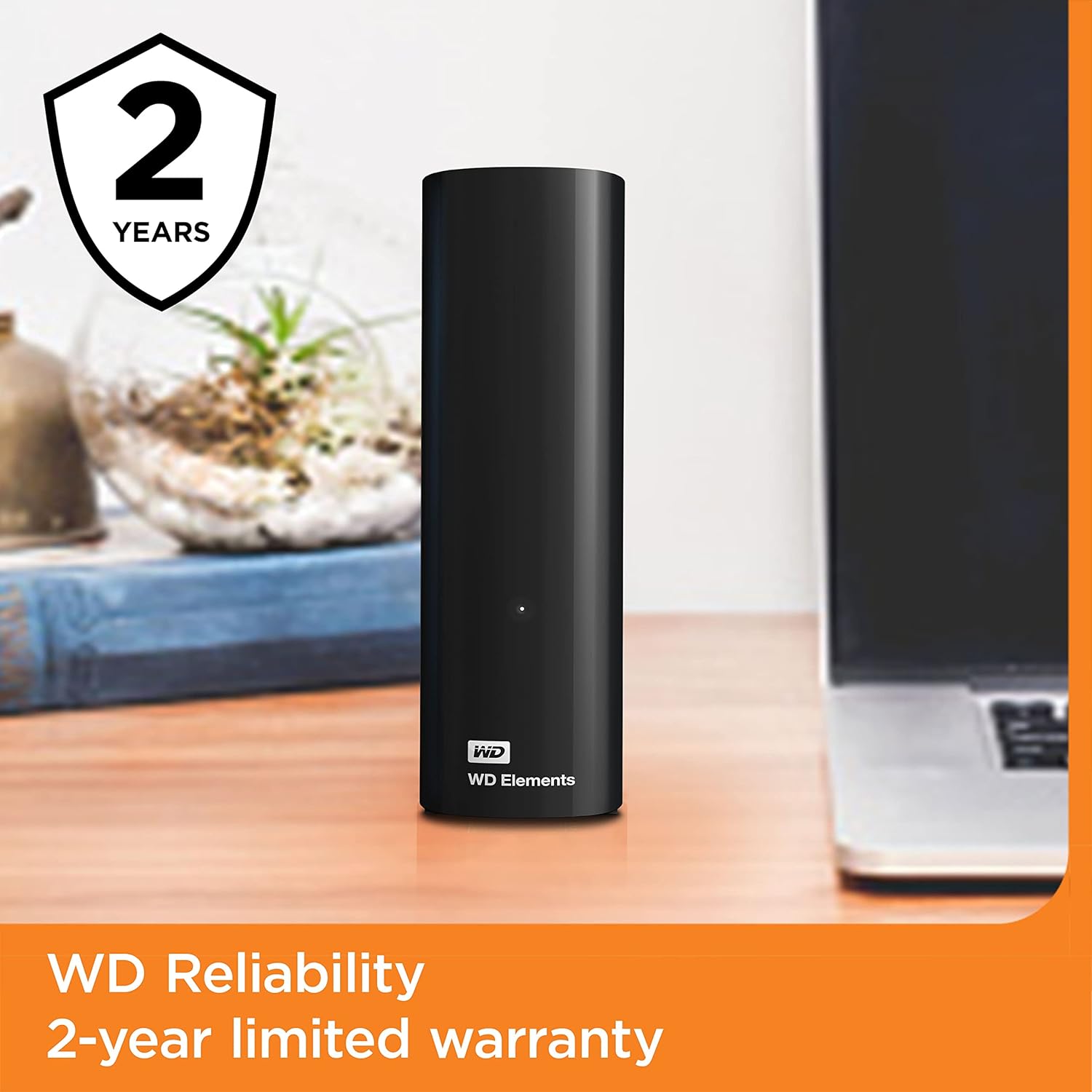 WD 14 TB Elements Desktop External Hard Drive - USB 3.0, Black - Amazing Gadgets Outlet