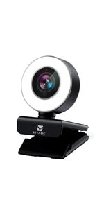 Webcam HD 1080P with Microphone & Ring Light - Vitade 960A USB Pro Computer Web Cam Video Camera for Mac Windows Laptop Gaming Xbox Skype OBS Twitch Youtube Xsplit Stream Video Calling and Recording - Amazing Gadgets Outlet