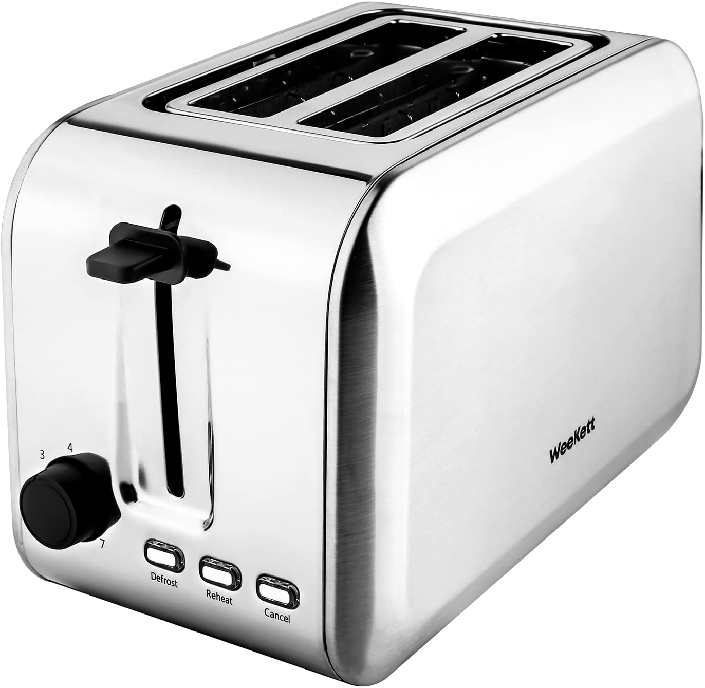 WeeKett 2 Slice Toaster Stainless Steel 750 W, Two Slice Toaster - Silver - Amazing Gadgets Outlet