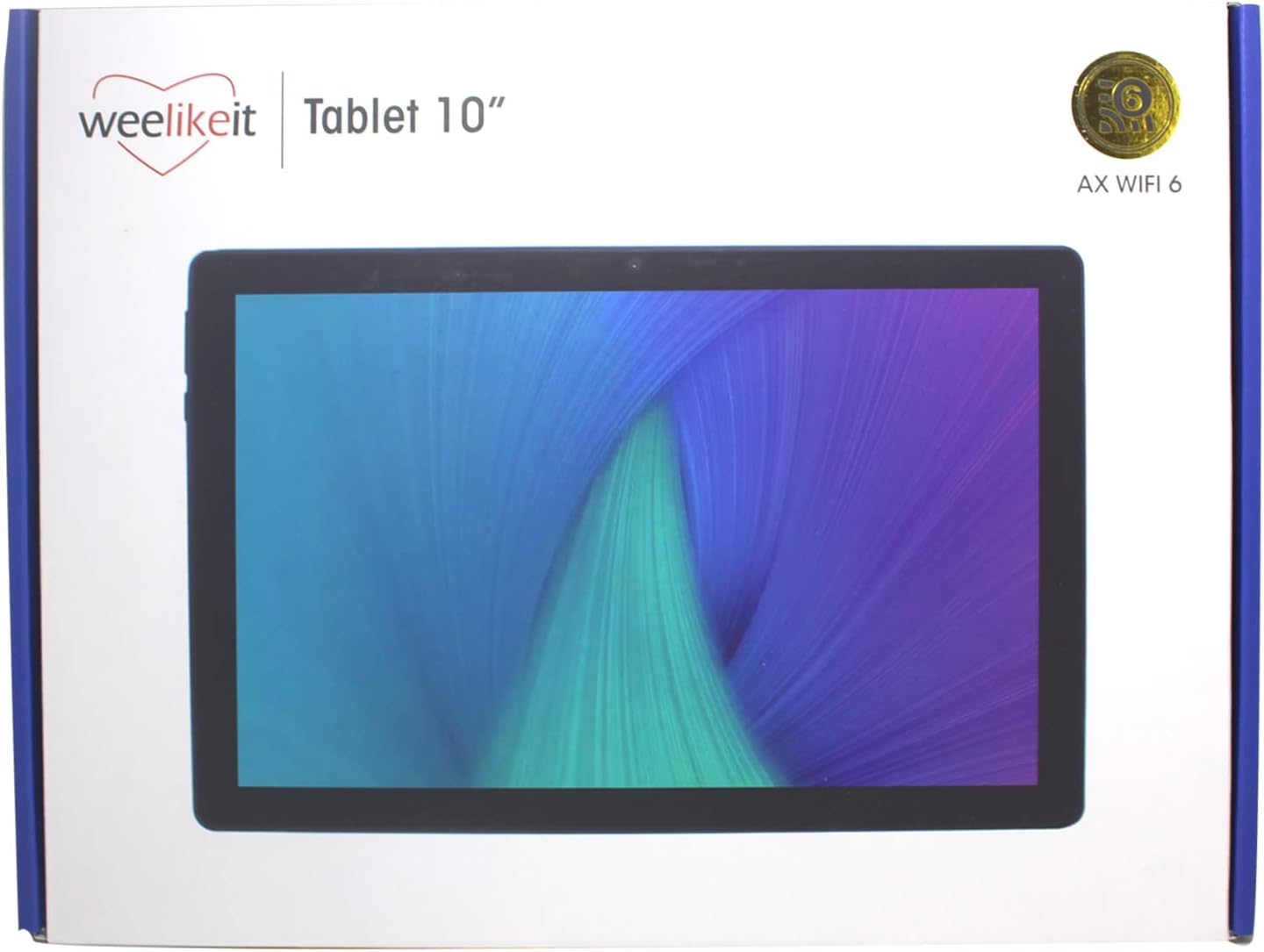 weelikeit Android Tablet 10 inch,Tablet with 5G WiFi+AX WiFi6,3GB RAM 32GB ROM Tablet PC,Quad - Core Processor,IPS HD Display Tablet with Stylus, 5MP+8MP Camera, Bluetooth,GMS Certified(Blue) - Amazing Gadgets Outlet