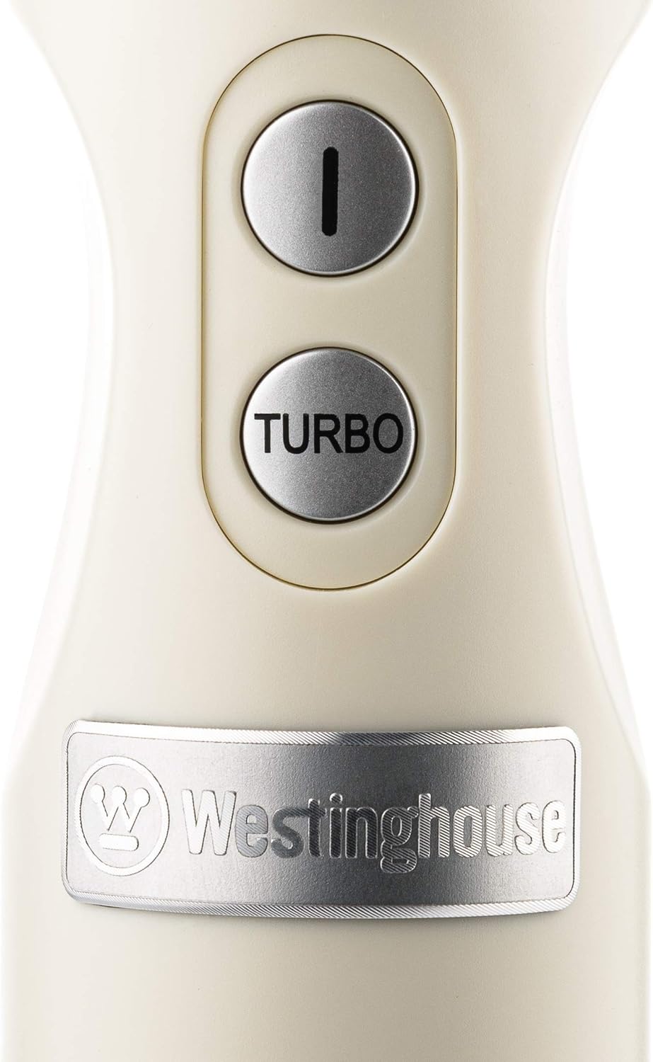 Westinghouse Retro Hand Blender - 600W Handheld Stick Blender for Kitchen - Stainless Steel Electric Soup Blender - Food Mixer with Various Speeds and Turbo Setting - Cream - Amazing Gadgets Outlet