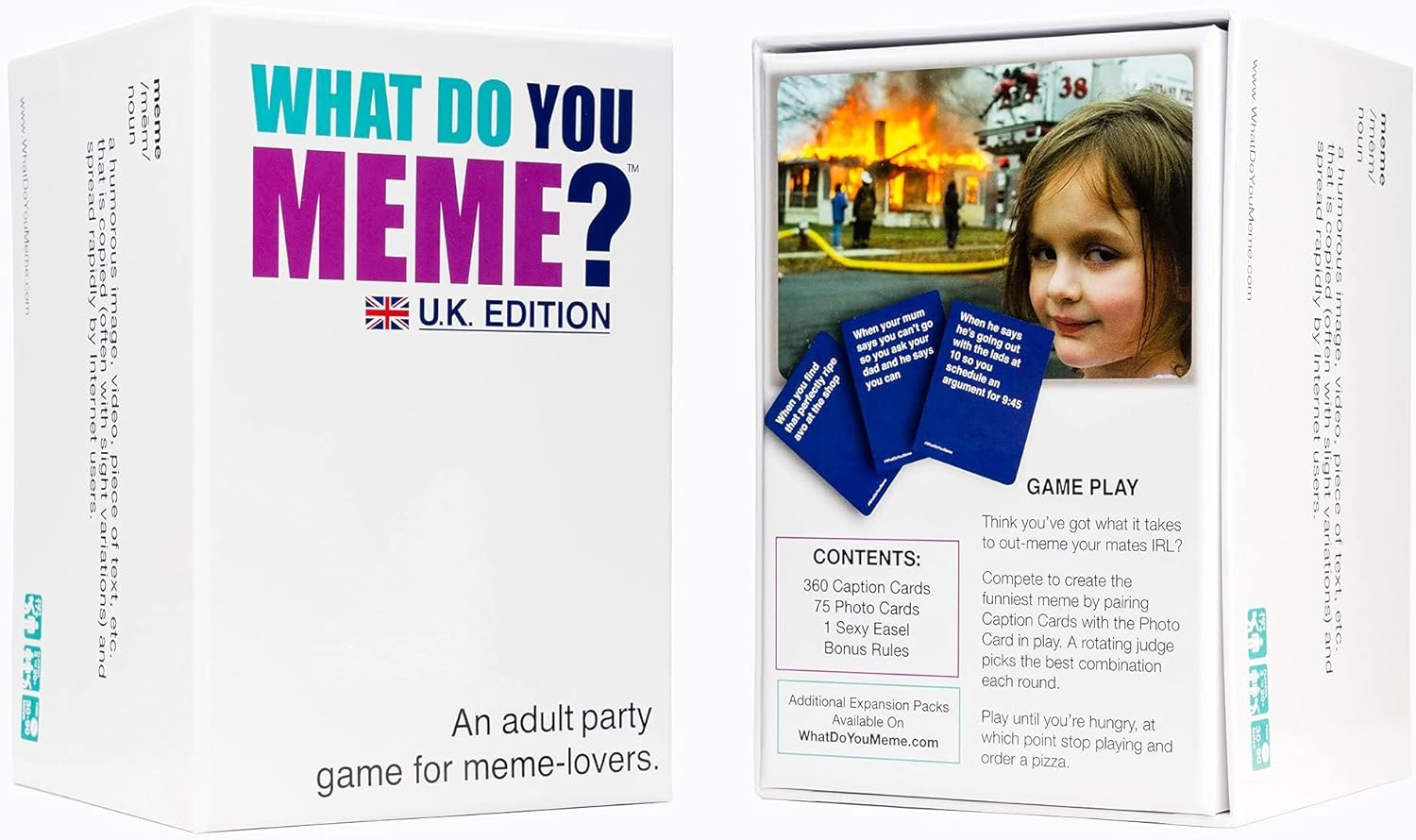 WHAT DO YOU MEME? Core Game - The Hilarious Adult Party Game for Meme Lovers (UK Edition) - Amazing Gadgets Outlet