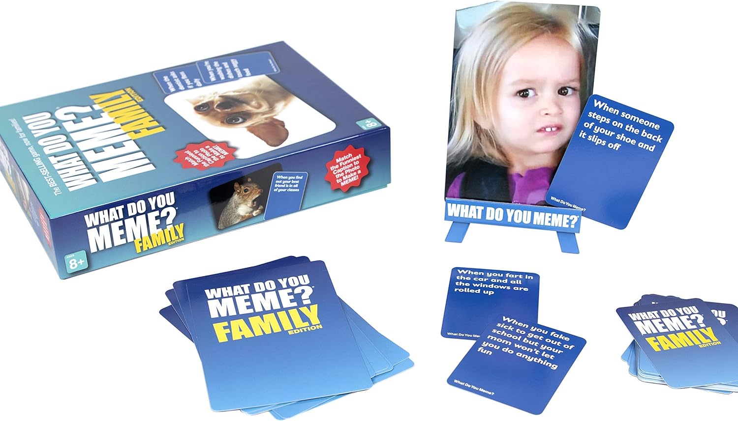 WHAT DO YOU MEME? Family Edition - The Hilarious Family Party Card Game For Meme Lovers - Amazing Gadgets Outlet