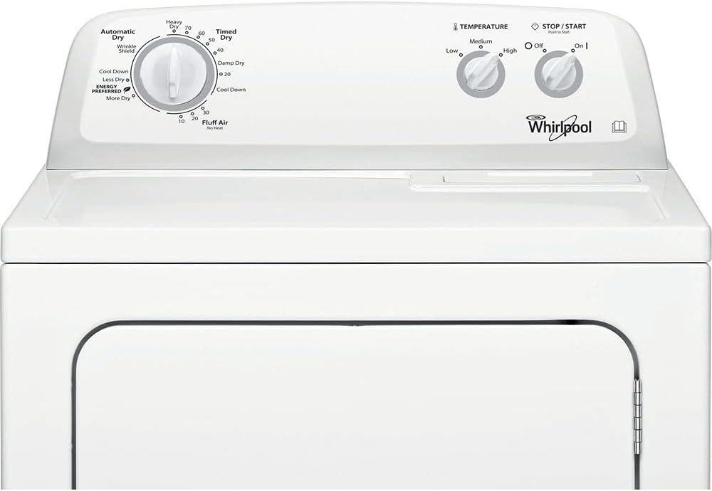 Whirlpool 3LWED4705FW American Dryer - Amazing Gadgets Outlet