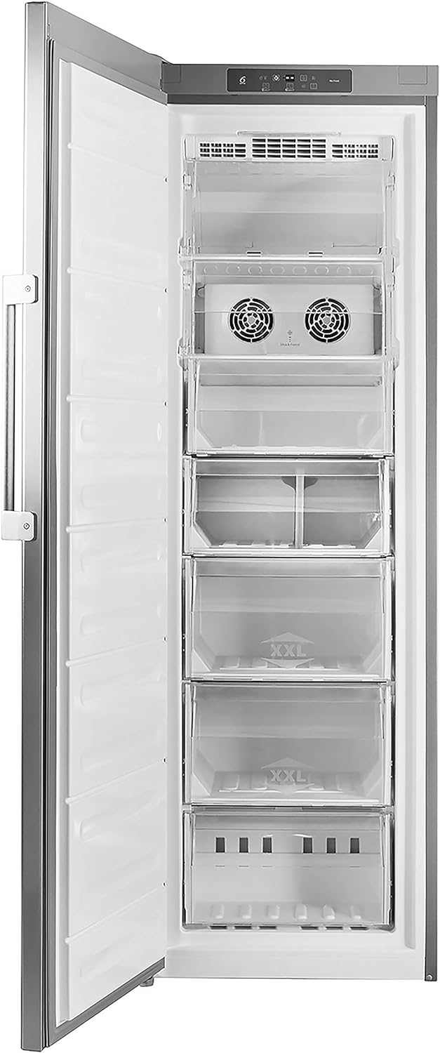 Whirlpool UW8 F2C XLSB UK.1 Freestanding Tall Freezer, 252L, 59.5cm wide, Reversible Door, No Frost, Optic Inox   Import  Single ASIN  Import  Multiple ASIN ×Product customization General Description Gallery Reviews Variations Additi - Amazing Gadgets Outlet