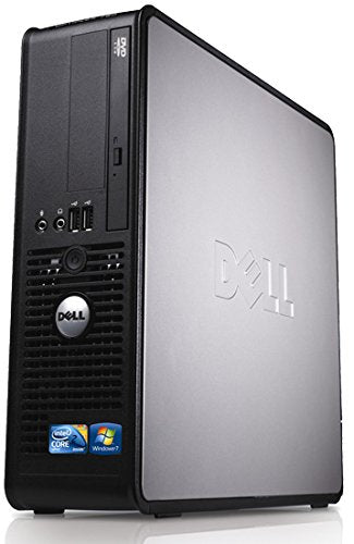 WiFi enabled Complete set of Dell OptiPlex Dual Core 4GB RAM, 160 GB Hard Drive, Windows 10 Desktop PC Computer (Renewed) - Amazing Gadgets Outlet