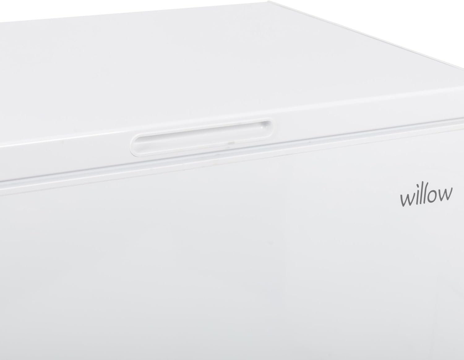 Willow W198CFWD 199L Freestanding Chest Freezer with Removable Storage Basket, Digital Temperature Control, 4* Freezer Rating, Low Noise - White - Amazing Gadgets Outlet